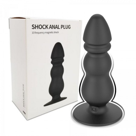 10 speed Shock Anal Plug With Remote For Men